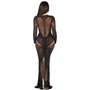 Сукня Leg Avenue Lace and Net Bodycon Gown One Size, Black