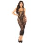 Сукня Leg Avenue Rhinestone Lace and Net Bodycon Dress One Size, Black
