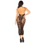 Сукня Leg Avenue Rhinestone Lace and Net Bodycon Dress One Size, Black