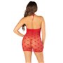 Сорочка Leg Avenue Mini Heart Trimmmed Net Chemise One Size, Red