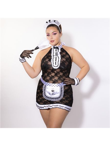Еротичний костюм покоївки JSY P61107 Plus Size