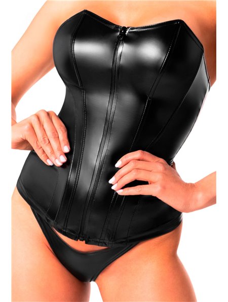 Корсет Noir Handmade F334 Powerwetlook corset - 4XL