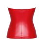 Корсет Noir Handmade F355 Red powerwetlook corset - 3XL