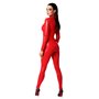 Комбінезон Noir Handmade F353 Red powerwetlook overall - XXL