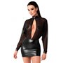 Сукня Noir Handmade F348 Powerwetlook and tulle dress - XL