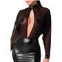 Сукня Noir Handmade F348 Powerwetlook and tulle dress - XXL