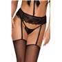 Комплект Kissable Bondage Kiss Set Black L/XL