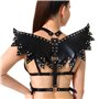 Жіноча портупея Art of Sex - Wings чорна XS-M, екошкіра