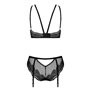 Комплект Obsessive Allastia 2-pcs set black S/M