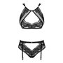 Комплект Obsessive Allastia 2-pcs set black L/XL