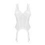 Корсет Obsessive Arrowel White corset L/XL