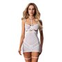 Бебі-долл Obsessive Arrowel White chemise S/M