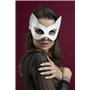 Маска кішечки Feral Feelings - Kitten Mask, натуральна шкіра, біла