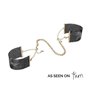 Наручники Bijoux Indiscrets Desir Metallique Handcuffs - Black, металеві, стильні браслети