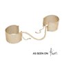 Наручники Bijoux Indiscrets Desir Metallique Handcuffs - Gold, металеві, стильні браслети