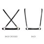 Портупея Bijoux Indiscrets MAZE - X Harness Black, екошкіра
