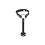 Пара браслетів на зап'ясті і палець Bijoux Indiscrets MAZE Hand Bracelet Harness Black, екошкіра