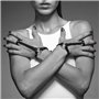 Пара браслетів на зап'ясті і палець Bijoux Indiscrets MAZE Hand Bracelet Harness Black, екошкіра