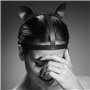 Маска кішечки Bijoux Indiscrets MAZE - Cat Ears Headpiece Black, екошкіра
