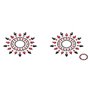 Пестіс з кристалів Petits Joujoux Gloria set of 2 - Black/Red, прикраса на груди SO3137 Petits Joujoux (Німеччина) фото - Lux...