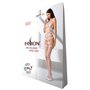 Бодістокінг Passion BS067 white, комбінезон, імітація панчох і топа на бретелях PBS067W Passion (Польща) фото - Luxbikini