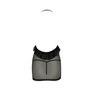 Сорочка прозора приталена Passion ERZA CHEMISE S/M, black, трусики