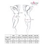 Комплект білизни Passion ERZA SET S/M, black, ліф і трусики