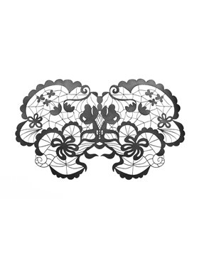Маска на обличчя Bijoux Indiscrets - Anna Mask, вінілова, клейове кріплення, без зав'язок