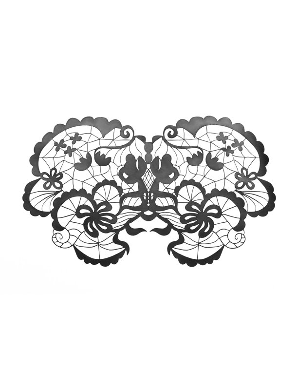 Маска на обличчя Bijoux Indiscrets - Anna Mask, вінілова, клейове кріплення, без зав'язок
