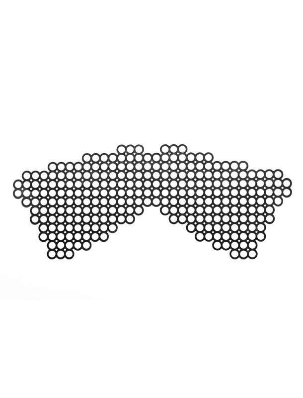 Маска на обличчя Bijoux Indiscrets - Erika Mask, вінілова, клейове кріплення, без зав'язок
