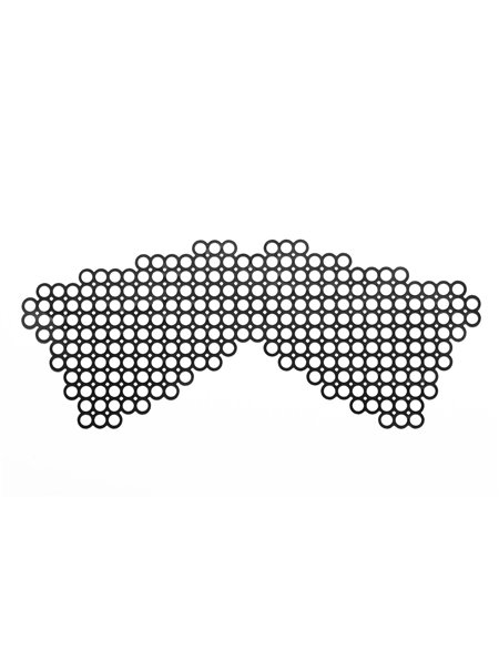 Маска на обличчя Bijoux Indiscrets - Erika Mask, вінілова, клейове кріплення, без зав'язок