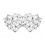 Маска на обличчя Bijoux Indiscrets - Kristine Mask, вінілова, клейове кріплення, без зав'язок