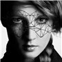 Маска на обличчя Bijoux Indiscrets - Kristine Mask, вінілова, клейове кріплення, без зав'язок