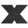 Пестіс стікіні Bijoux Indiscrets Flash Cross Black, наліпки на соски