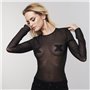 Пестіс стікіні Bijoux Indiscrets Flash Cross Black, наліпки на соски