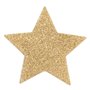Пестіс - стикини Bijoux Indiscrets - Flash Star Gold, наклейки на соски