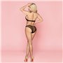 Еротичний комплект білизни (трусики і топ) One Size Black