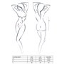 Боді монокіні з відкритими грудьми Passion JUSTINA BODY S/M, black