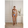 Білизна жіноча синій леопард DO3745 DO3745  фото - Luxbikini