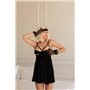 Сорочка чорна DO3775 DO3775  фото - Luxbikini