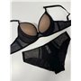 Комплект нижньої білизни Lux Ajour 8113 чорно-бежевий 8113 чорно-бежевий  фото - Luxbikini