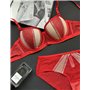 Комплект нижньої білизни Cencka Flower 9935 червоний 9935 червоний  фото - Luxbikini