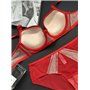 Комплект нижньої білизни Cencka Flower 9935 червоний 9935 червоний  фото - Luxbikini