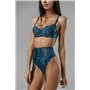 Комплект нижньої білизни Lux Ajour 358 синій 358 синій  фото - Luxbikini