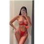 Комплект нижньої білизни Lux Ajour 3976 червоний 3976 червоний  фото - Luxbikini