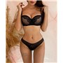 Комплект нижньої білизни Lux Ajour 9286 чорно-бежевий 9286 чорно-бежевий  фото - Luxbikini
