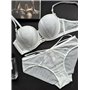 Комплект нижньої білизни Cencka Flower 28001 білий 28001 білий  фото - Luxbikini