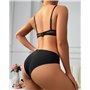 Комплект нижньої білизни Lux Ajour 8112 чорно-бежевий 8112 чорно-бежевий  фото - Luxbikini
