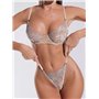 Комплект нижньої білизни Lux Ajour 8612 бежевий 8612 бежевий  фото - Luxbikini