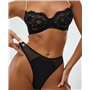 Комплект нижньої білизни Lux Ajour 815 чорно-бежевий 815 чорно-бежевий  фото - Luxbikini